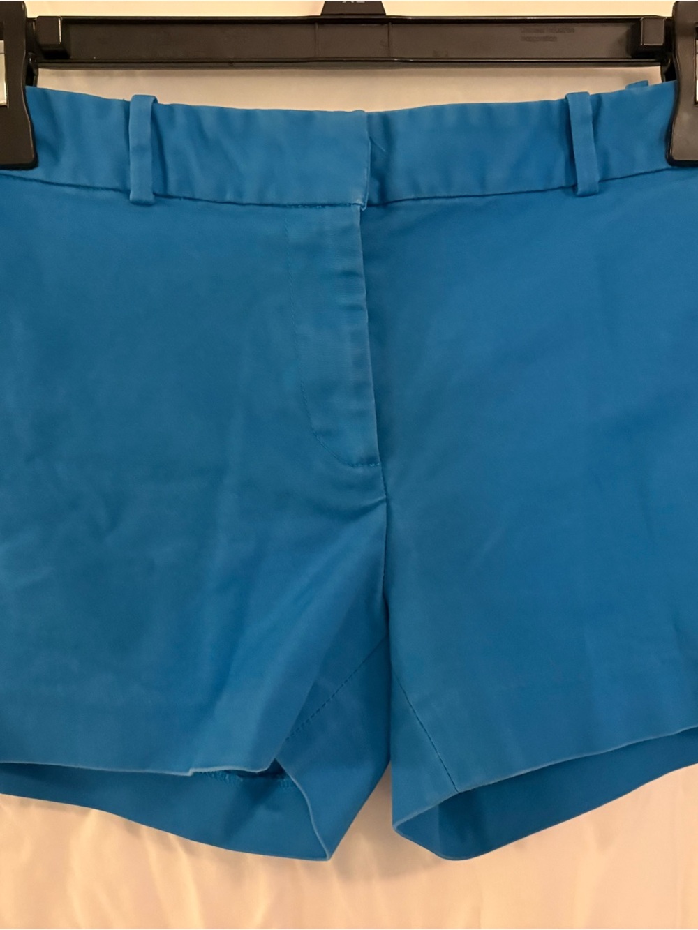 Michael Kors Bright Blue High-Rise Tailored Shorts